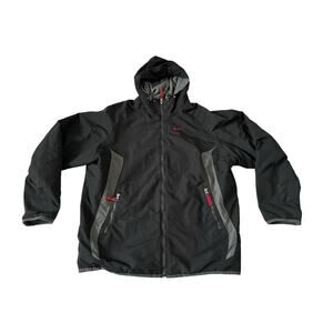 Vintage Y2K Nike Reversible Fleece Windbreaker Full Zip Hooded Jacket VTG